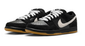 Nike SB Dunk Low Pro Skate Shoes – Black/White/Gum