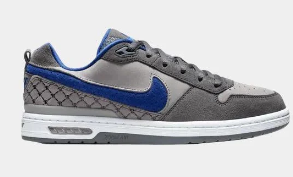Nike SB P-Rod 1 Zoom Air Low Skate Shoes – Flint Grey/Deep Royal Blue
