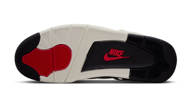 Air Jordan 4 Retro Men's Sneakers - White / Black / Gray