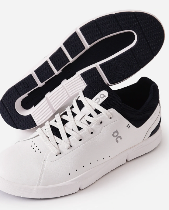 On Men's THE ROGER Advantage Sneakers – White/Black