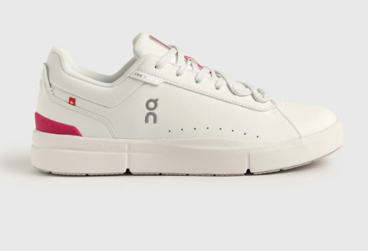 On Women's THE ROGER Advantage Sneakers – White/Grey