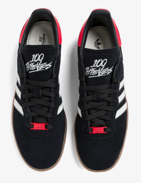 adidas Originals Palos Hills Sneakers – Black/White/Red/Gum