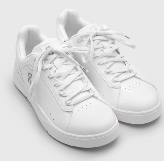 On Women's THE ROGER Advantage Sneakers – White/Grey