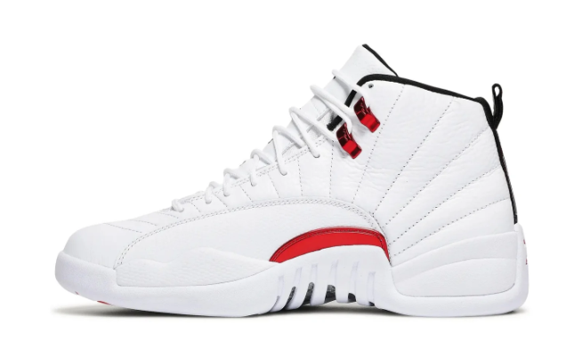 Air Jordan 12 Retro 'Twist' – White, University Red & Black
