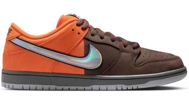 Nike SB Dunk Low Pro 'Muni Fast Pass' Skate Shoes – Safety Orange / Baroque Brown