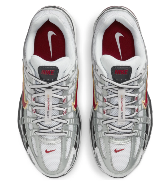 Nike Women's P-6000 CNPT Sneakers – Metallic Silver/Red