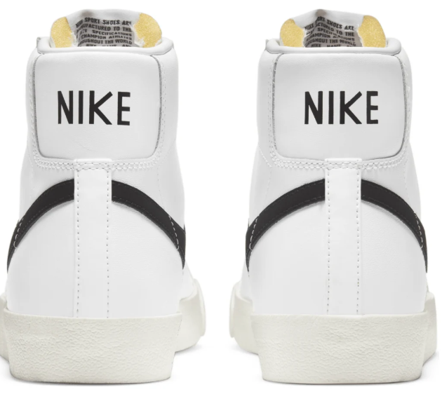 Nike Blazer Mid '77 Vintage Sneakers – White/Black