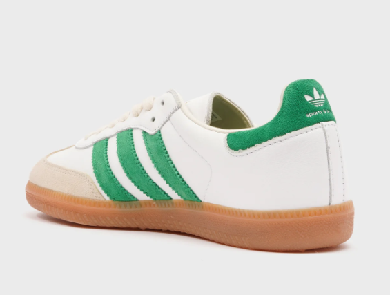 adidas Samba OG Sneakers – White/Jolly Green