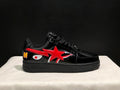 BAPE STA Shark Low-Top Sneakers – Black/Red