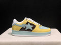 BAPE STA Low-Top Sneakers – Yellow/Mint/Brown