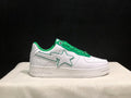BAPE STA Low-Top Sneakers – White/Green