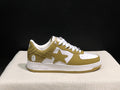 BAPE STA Low-Top Sneakers – Olive & White