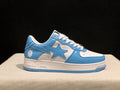 BAPE STA Low-Top Sneakers – Sky Blue & White