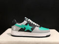 BAPE STA Low-Top Sneakers – Mint Green, Black & Grey