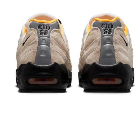 Nike SB Air Max 95 'Club 58' Sneakers – Sail / Black / Laser Orange