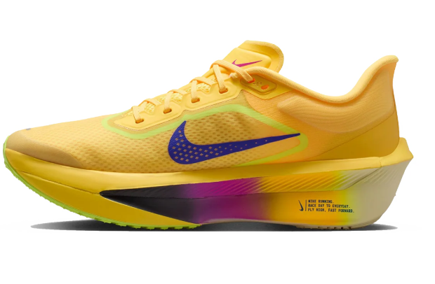 Nike Zoom Fly 6 Running Shoes - Yellow / Indigo