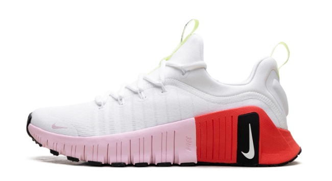 Nike Free Metcon 6 Women's Training Shoes – White & Barely Volt