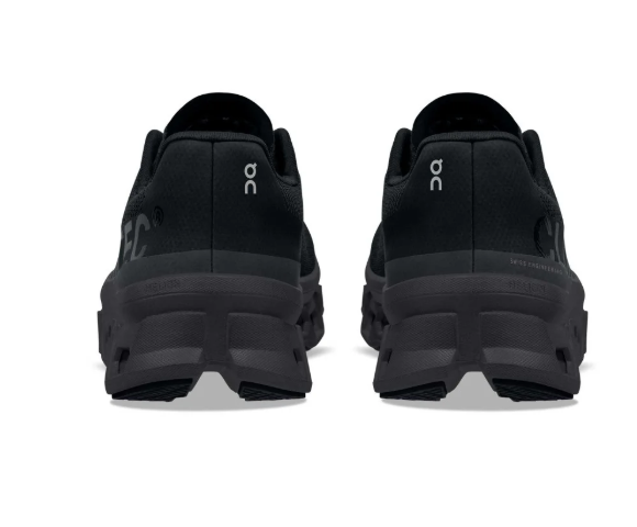 On Cloudmonster Women's Running Shoes - Black / Magnet