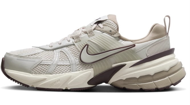 Nike Women's V2K Run Sneakers – Light Greenish Brown/Khaki